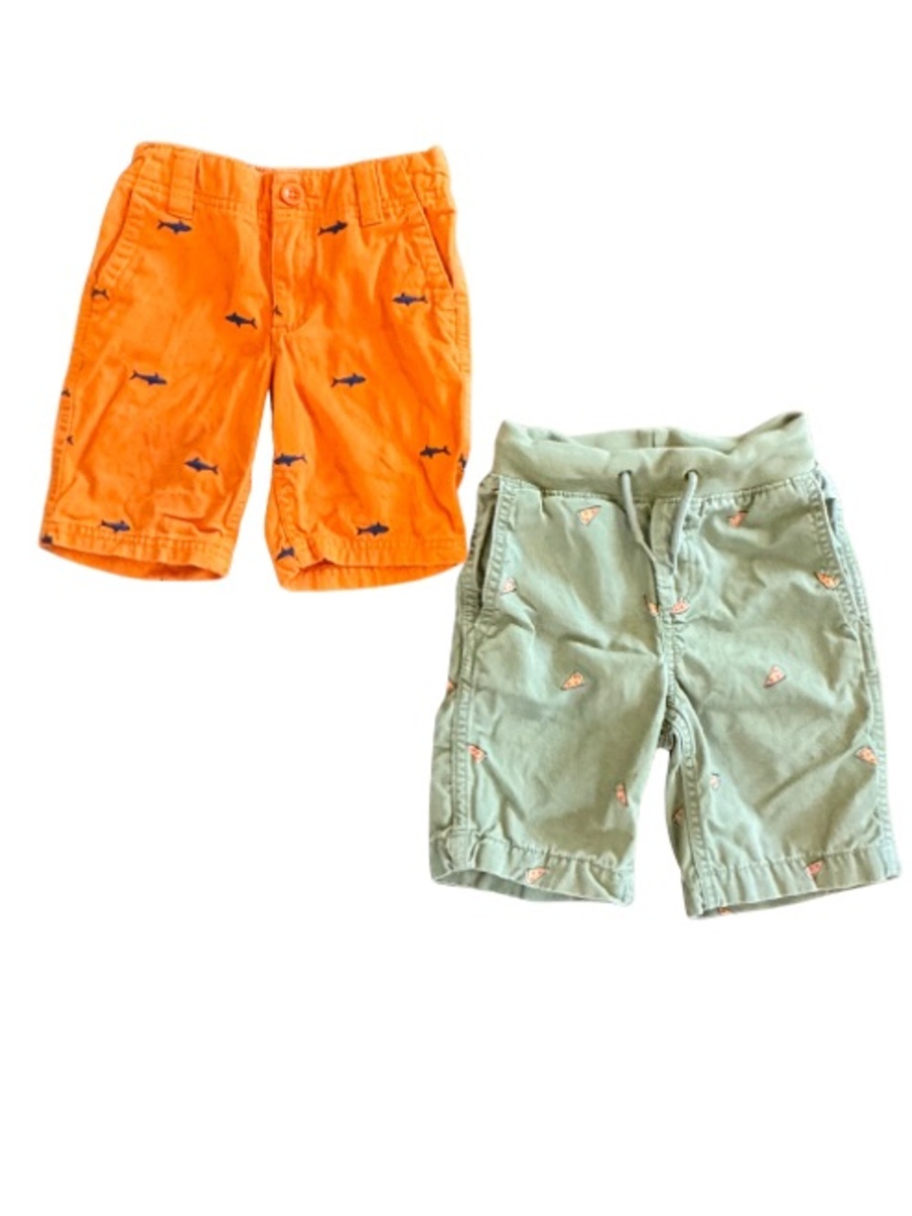 🩳 Boys Shorts Bundle | Gap Kids + Sonoma | Size 4 / 4-5 | Fun Prints 🍕🦈